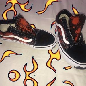 Customized super cute size 10 women’s vans